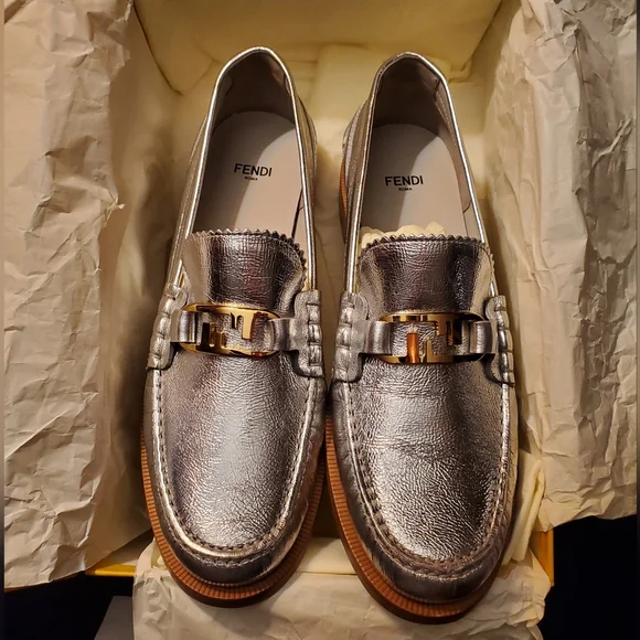NIB Fendi O'Lock Loafers - Picture 3 of 6